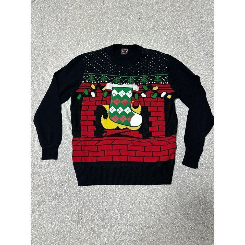 UGLY CHRISTMAS SWEATER XL Drink Koozie Stocking